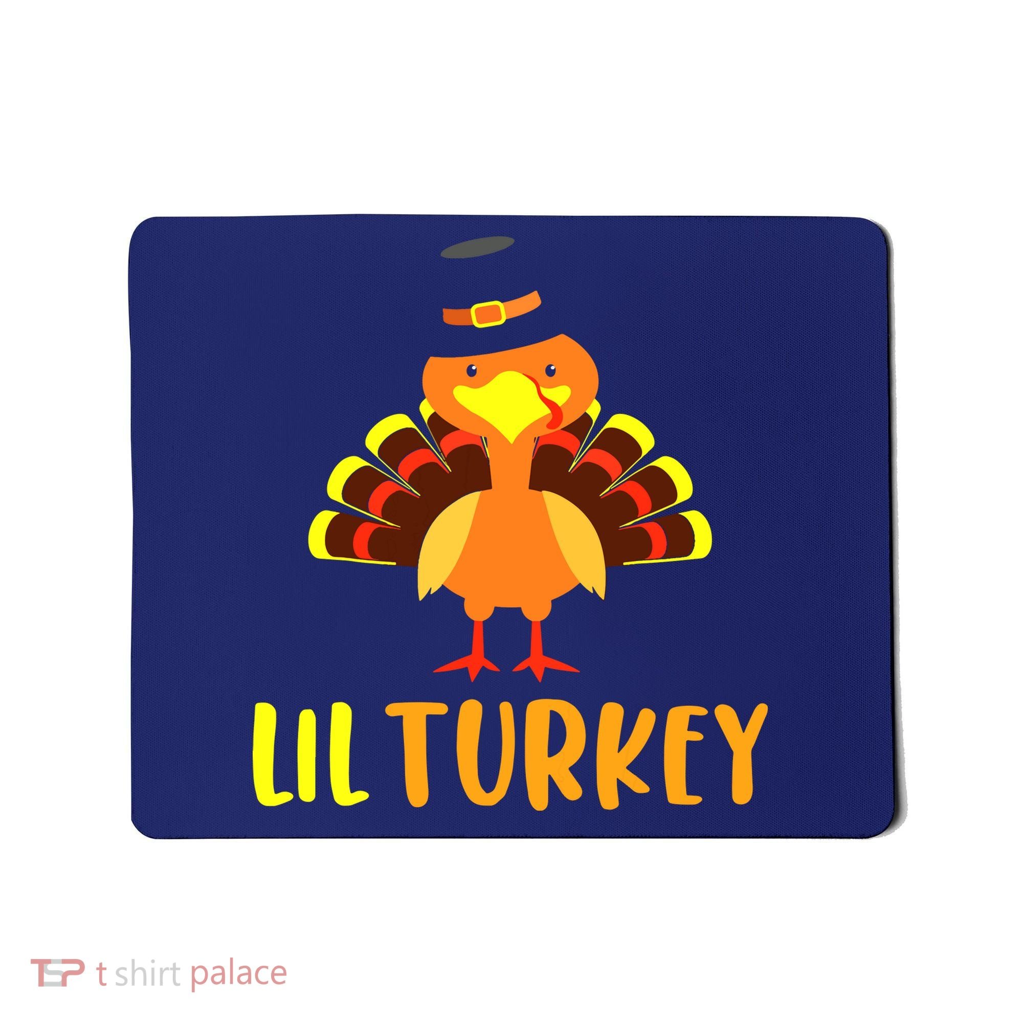 Thanksgiving Cute Lil Turkey Toddler Boys Thanksgiving Mousepad