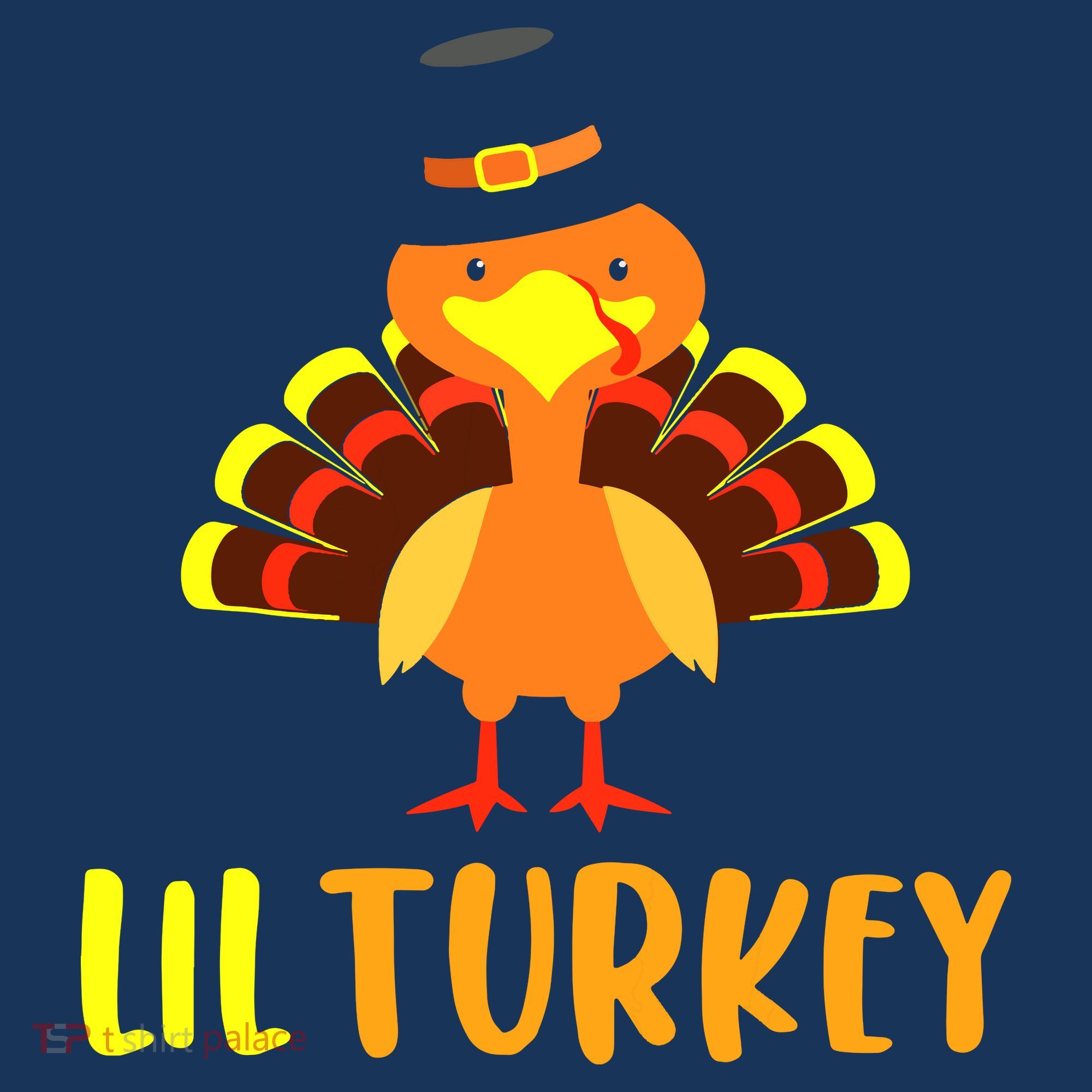 Thanksgiving Cute Lil Turkey Toddler Boys Thanksgiving Mousepad