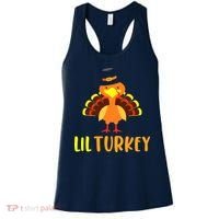Thanksgiving Cute Lil Turkey Toddler Boys Thanksgiving Women's Tank Top thumb 0