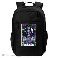 The Cat Lady Tarot Card Halloween Skeleton Skul Occult Magic Backpack thumb 0