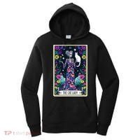The Cat Lady Tarot Card Halloween Skeleton Skul Occult Magic Women's Hoodie thumb 0