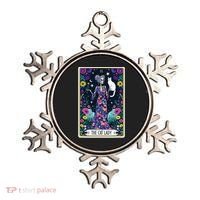 The Cat Lady Tarot Card Halloween Skeleton Skul Occult Magic Ornament thumb 0