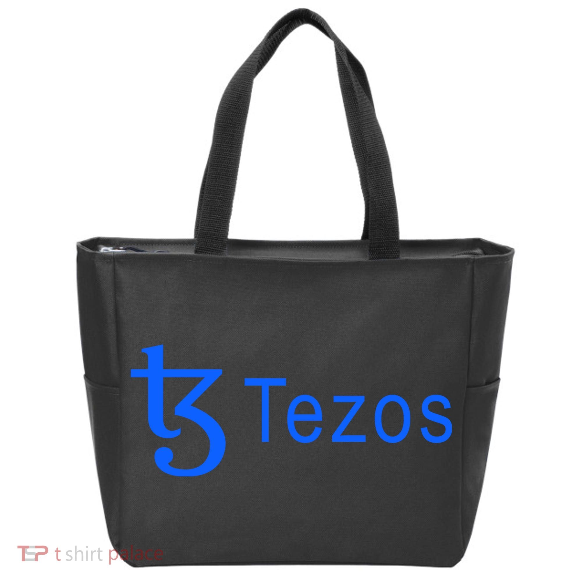Tezos Cryptocurrency Logo Tote Bag