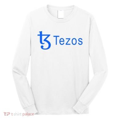 Tezos Cryptocurrency Logo Long Sleeve Shirt