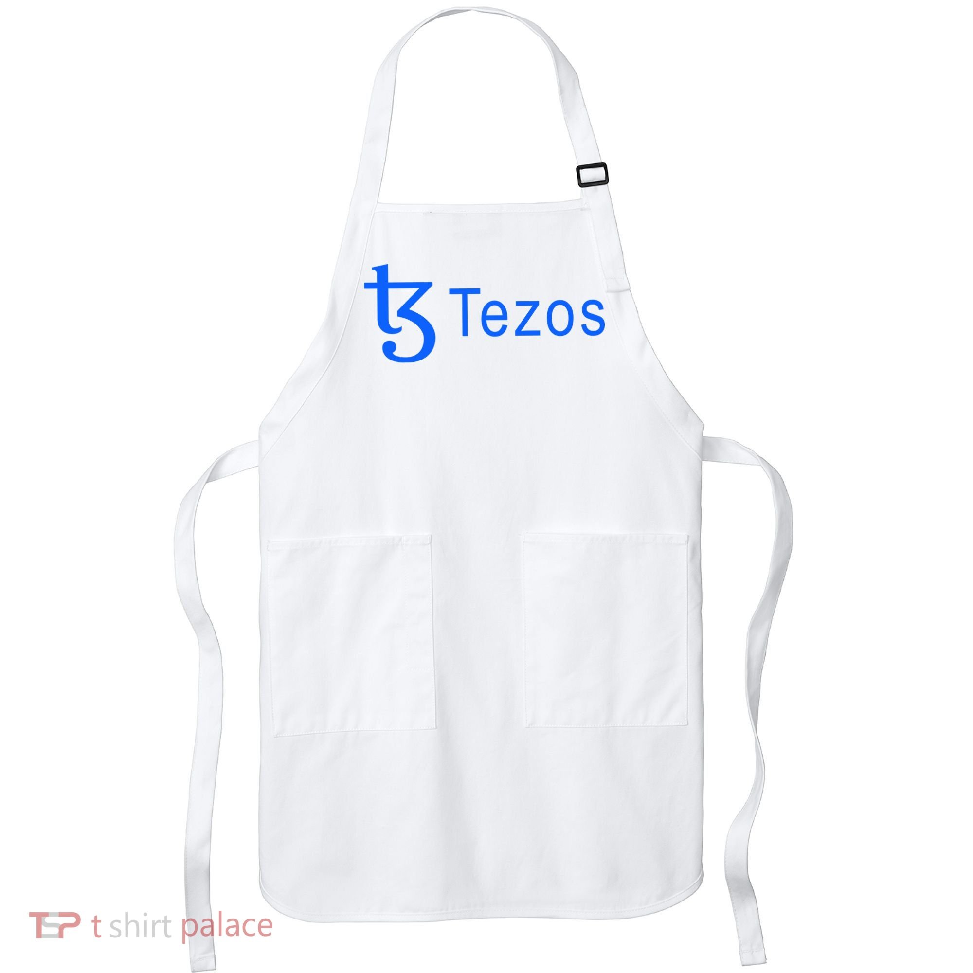 Tezos Cryptocurrency Logo Apron