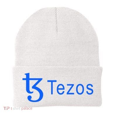 Tezos Cryptocurrency Logo Beanie