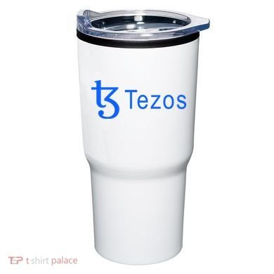 Tezos Cryptocurrency Logo Tumbler