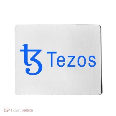 Tezos Cryptocurrency Logo Mousepad