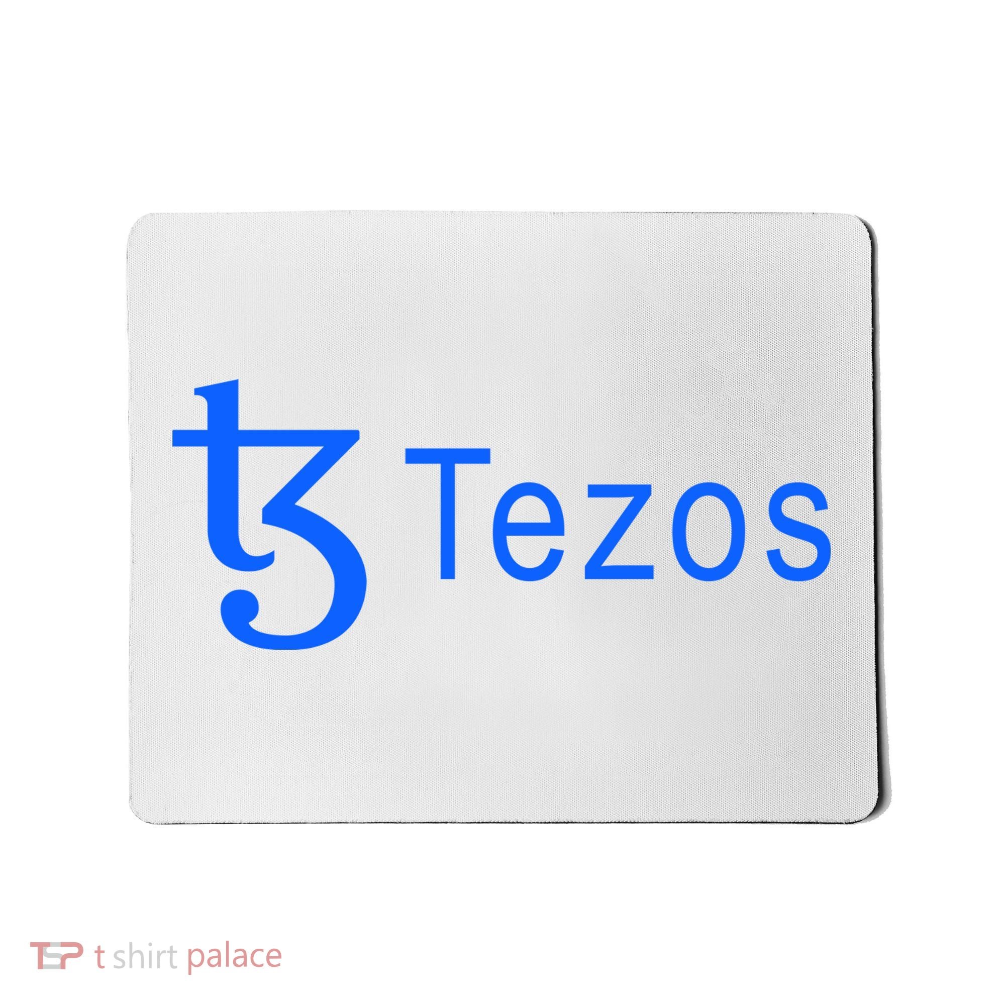 Tezos Cryptocurrency Logo Mousepad