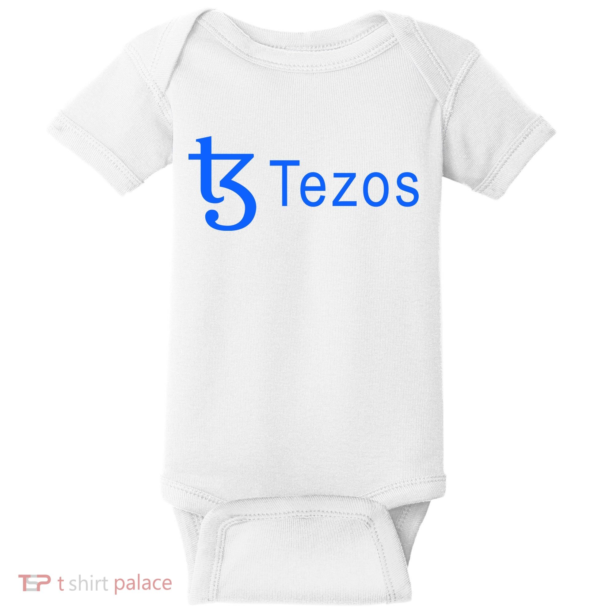 Tezos Cryptocurrency Logo Baby Bodysuit