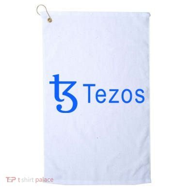 Tezos Cryptocurrency Logo Golf Towel