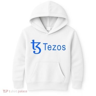 Tezos Cryptocurrency Logo Kids Hoodie