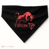 Tron Crypto Millionaire Bullrun Hodl Trx Token To The Moon! Gift USA-Made Doggie Bandana thumb 0