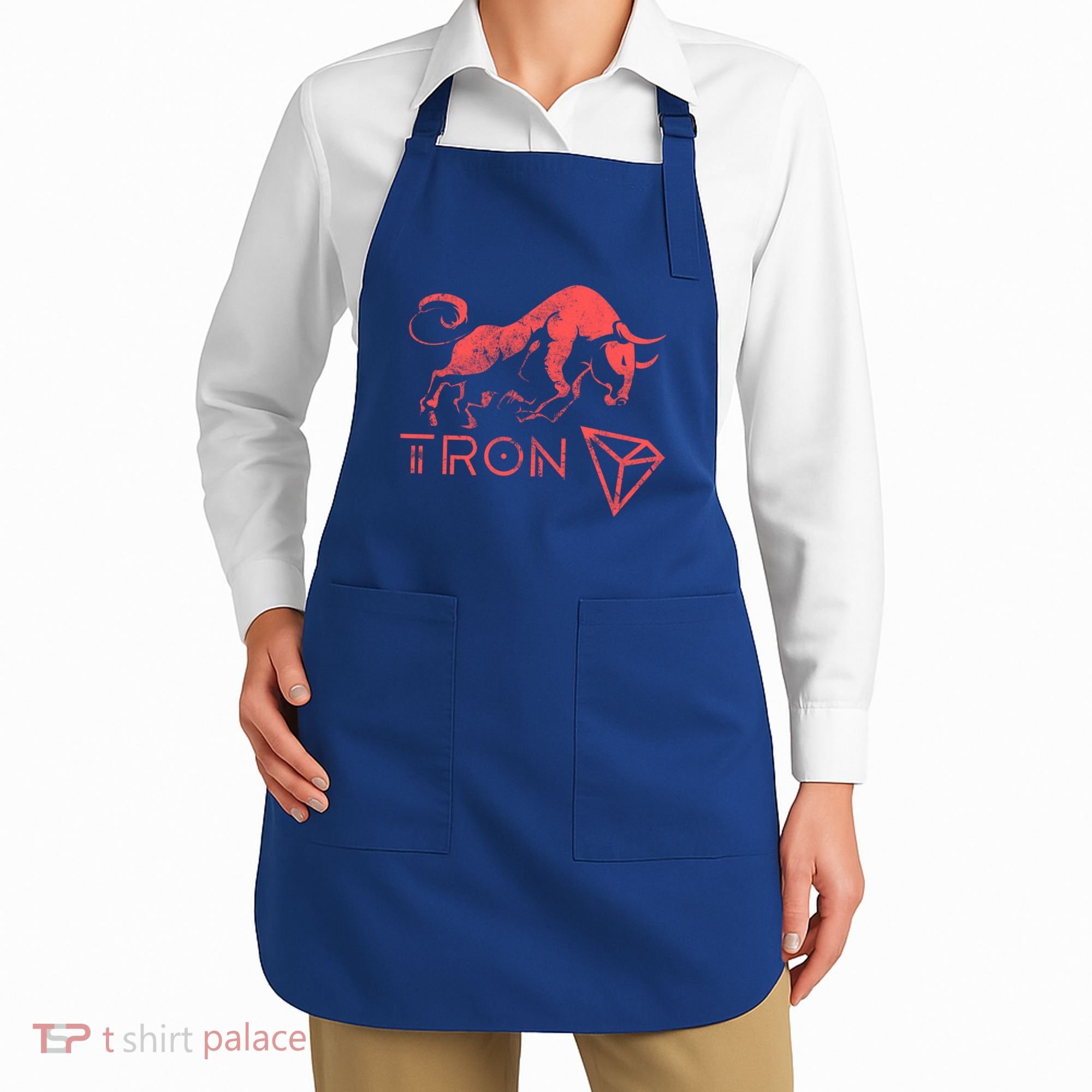 Tron Crypto Millionaire Bullrun Hodl Trx Token To The Moon! Gift Apron