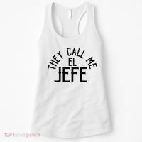 They Call Me El Jefe Spanish Boss Day Mexican Women's Tank Top thumb 0