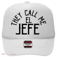 They Call Me El Jefe Spanish Boss Day Mexican Hat thumb 0