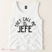 They Call Me El Jefe Spanish Boss Day Mexican Tank Top thumb 2