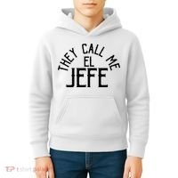 They Call Me El Jefe Spanish Boss Day Mexican Kids Hoodie thumb 4
