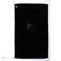 Tiny Cocks Make Me Giggle Chicken Funny Saying Quote Golf Towel thumb 0