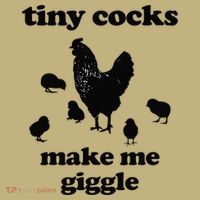 Tiny Cocks Make Me Giggle Chicken Funny Saying Quote Long Sleeve Shirt thumb 2