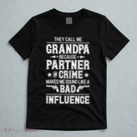 They Call Me Grandpa Partner In Crime T-Shirt thumb 5