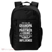 They Call Me Grandpa Partner In Crime Backpack thumb 0
