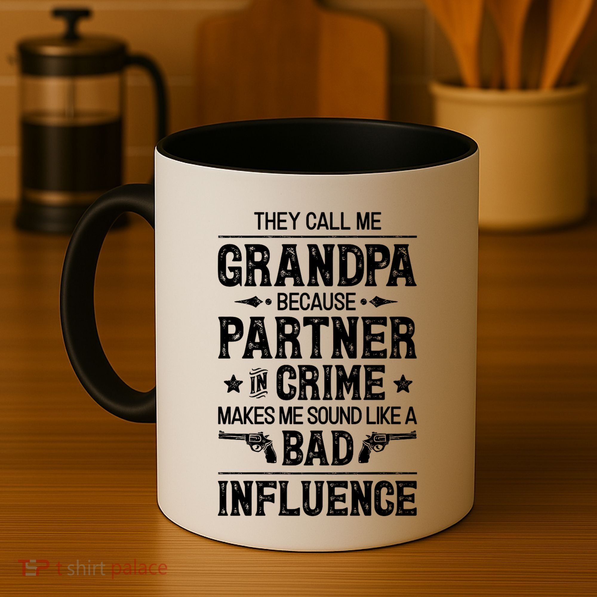They Call Me Grandpa Partner In Crime Coffee Mug