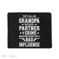 They Call Me Grandpa Partner In Crime Mousepad thumb 0
