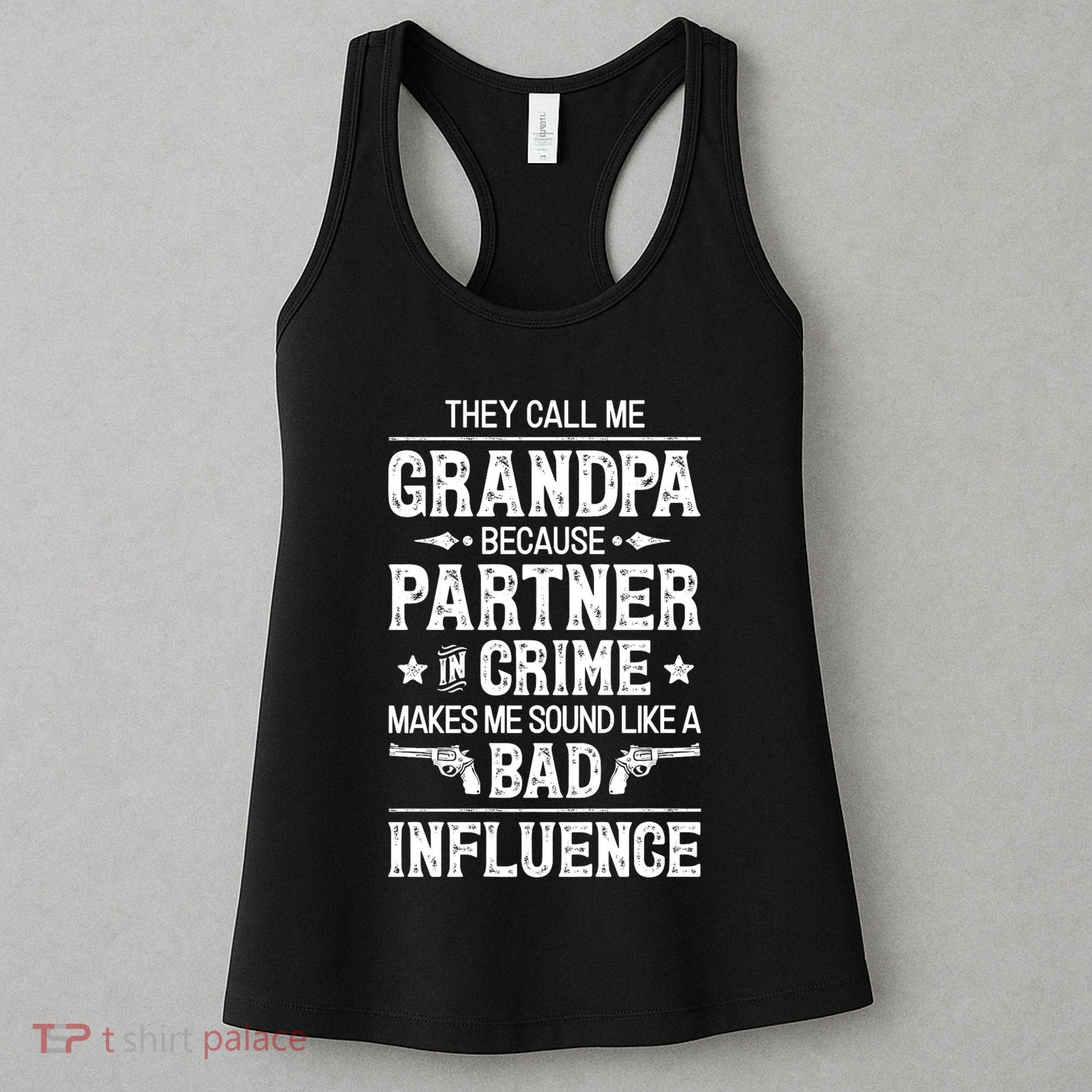 They Call Me Grandpa Partner In Crime Women's Tank Top