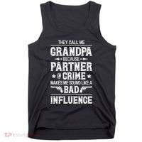 They Call Me Grandpa Partner In Crime Tank Top thumb 0