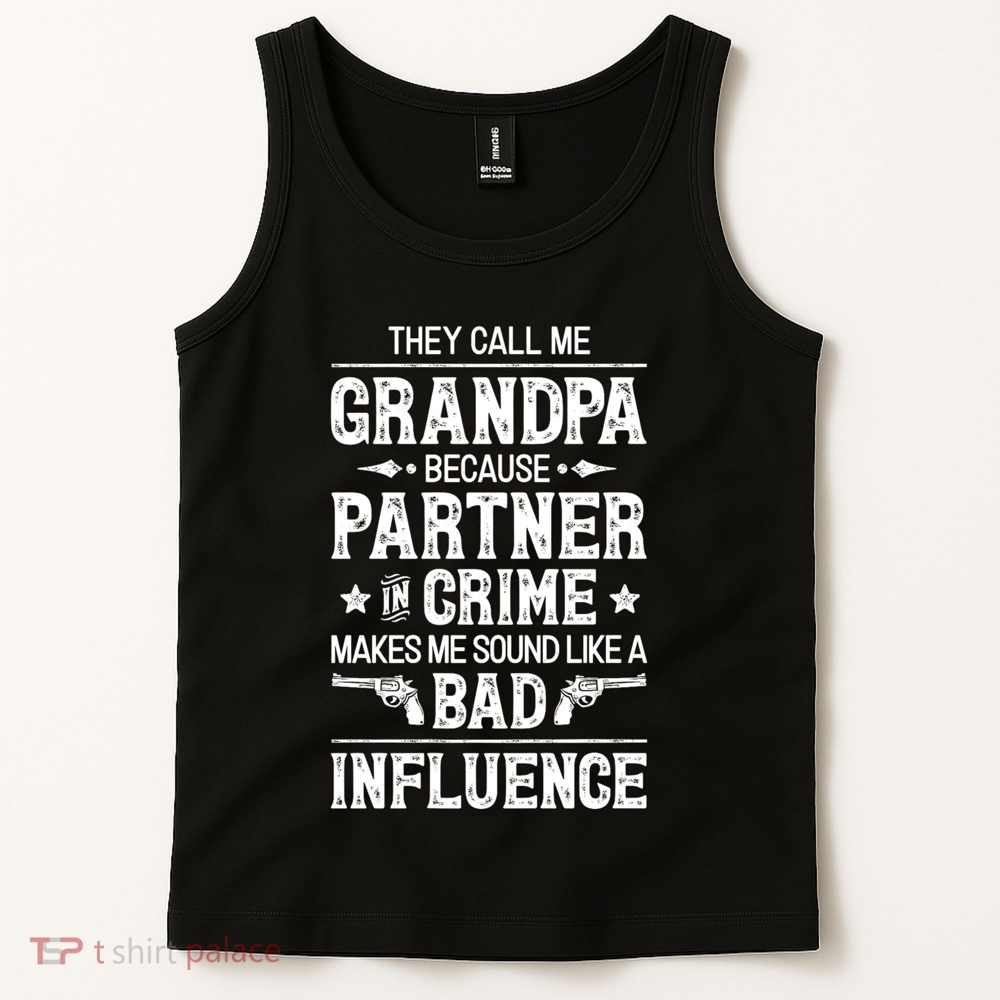 They Call Me Grandpa Partner In Crime Tank Top
