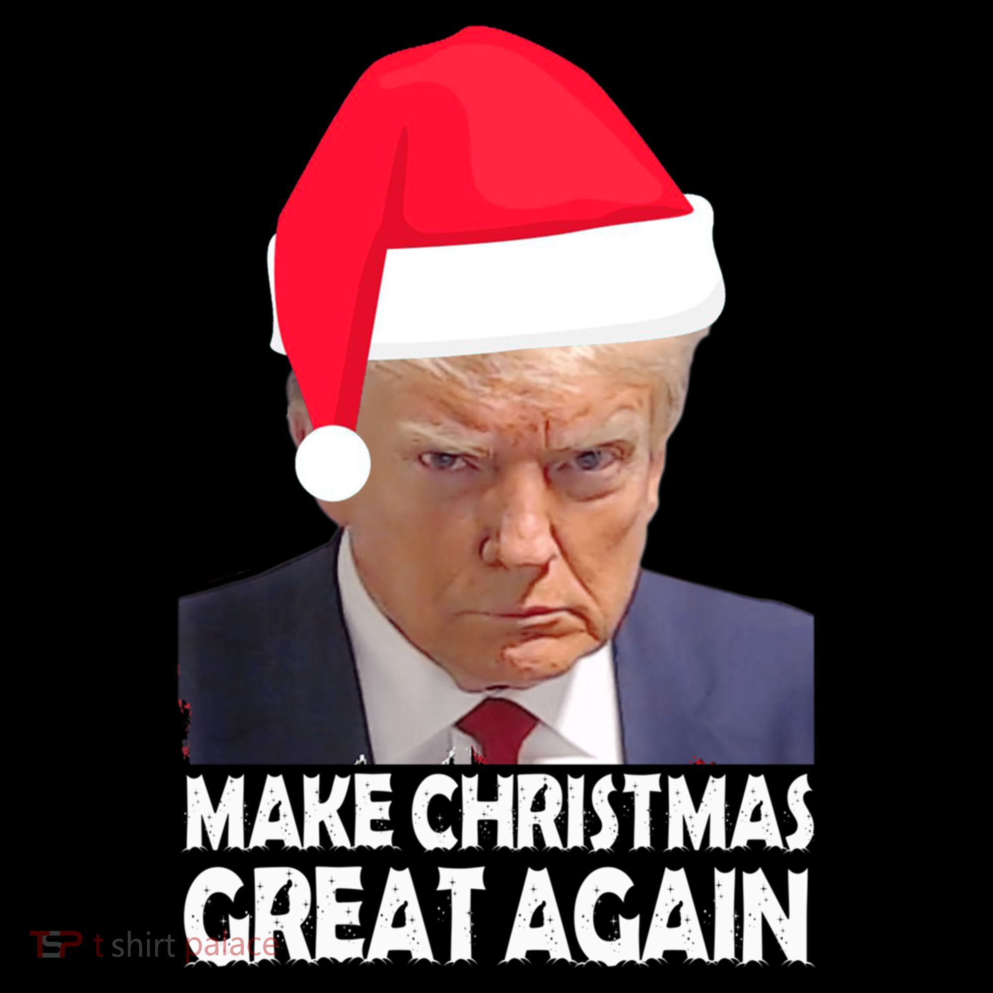 Trump Claus Make Christmas Great Again Trump Mugshot Gift Coffee Mug