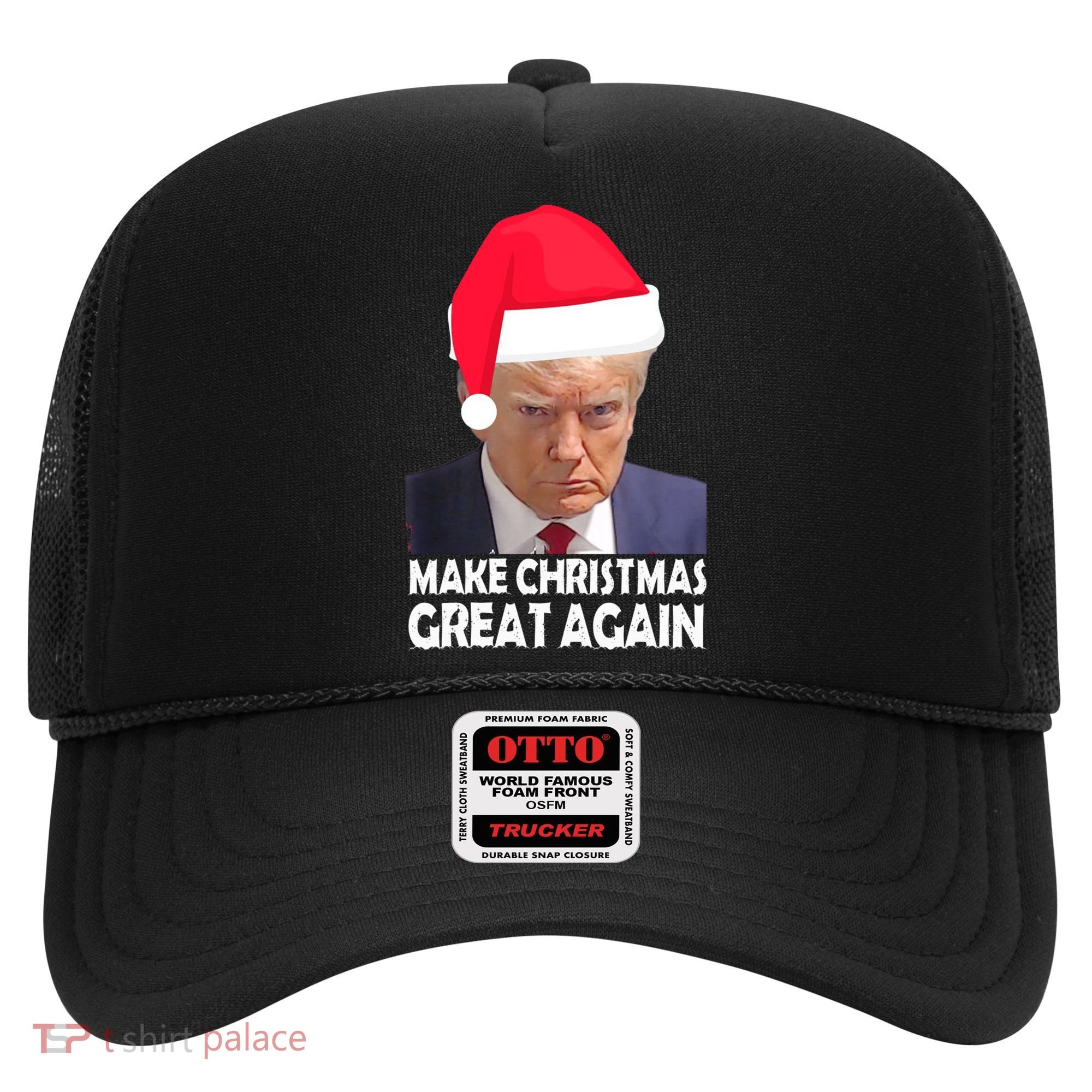 Trump Claus Make Christmas Great Again Trump Mugshot Gift Hat