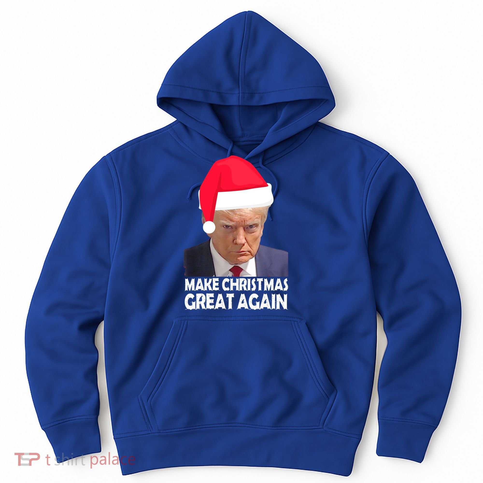Trump Claus Make Christmas Great Again Trump Mugshot Gift Hoodie