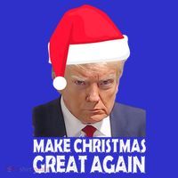 Trump Claus Make Christmas Great Again Trump Mugshot Gift Apron thumb 3