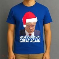 Trump Claus Make Christmas Great Again Trump Mugshot Gift T-Shirt thumb 3