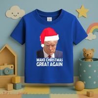 Trump Claus Make Christmas Great Again Trump Mugshot Gift Toddler T-Shirt thumb 3