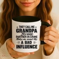 The Call Me Grandpa Father's Day Coffee Mug thumb 3