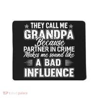 The Call Me Grandpa Father's Day Mousepad thumb 0