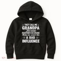 The Call Me Grandpa Father's Day Kids Hoodie thumb 0