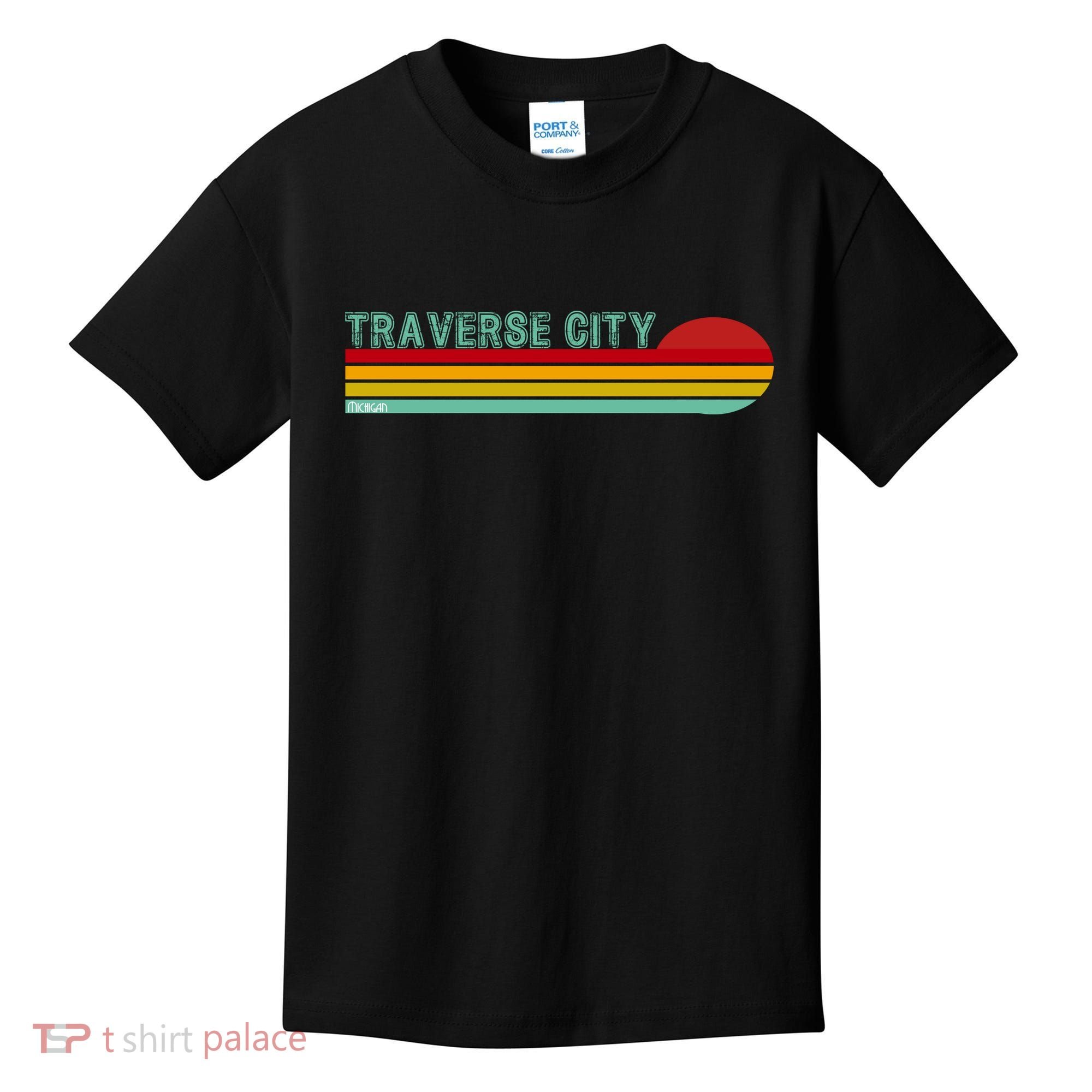 Traverse City Michigan Kids T-Shirt