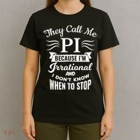 They Call Me Pi Symbol Gift Pi Day Cute Funny Gift T-Shirt thumb 4