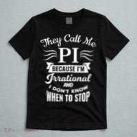 They Call Me Pi Symbol Gift Pi Day Cute Funny Gift T-Shirt thumb 5