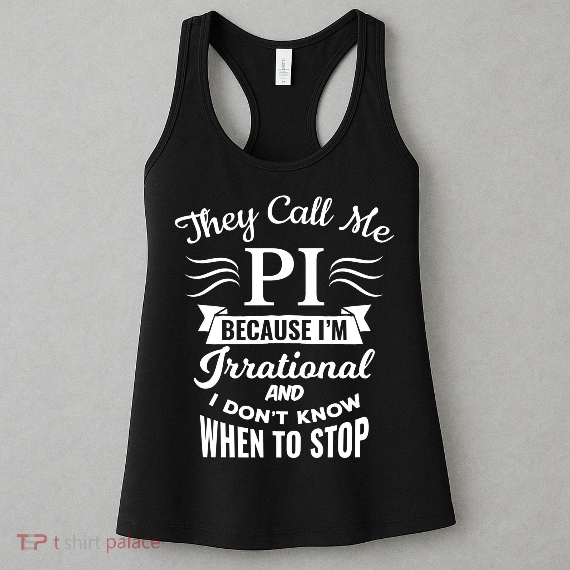 They Call Me Pi Symbol Gift Pi Day Cute Funny Gift Women's Tank Top