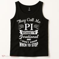 They Call Me Pi Symbol Gift Pi Day Cute Funny Gift Tank Top thumb 2