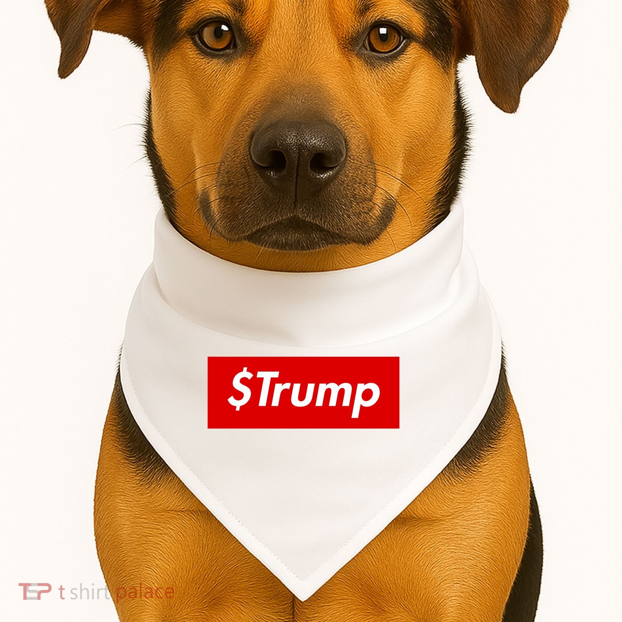 $Trump Coin Meme Cryptocurrency Crypto Donald Trump USA-Made Doggie Bandana