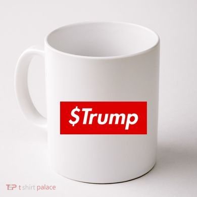 $Trump Coin Meme Cryptocurrency Crypto Donald Trump Coffee Mug