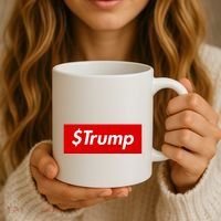 $Trump Coin Meme Cryptocurrency Crypto Donald Trump Coffee Mug thumb 3