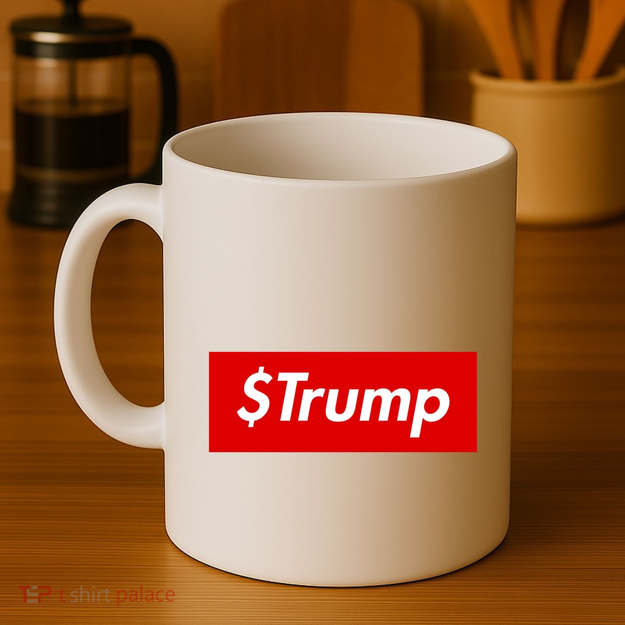 $Trump Coin Meme Cryptocurrency Crypto Donald Trump Coffee Mug