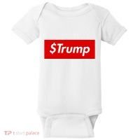 $Trump Coin Meme Cryptocurrency Crypto Donald Trump Baby Bodysuit thumb 0